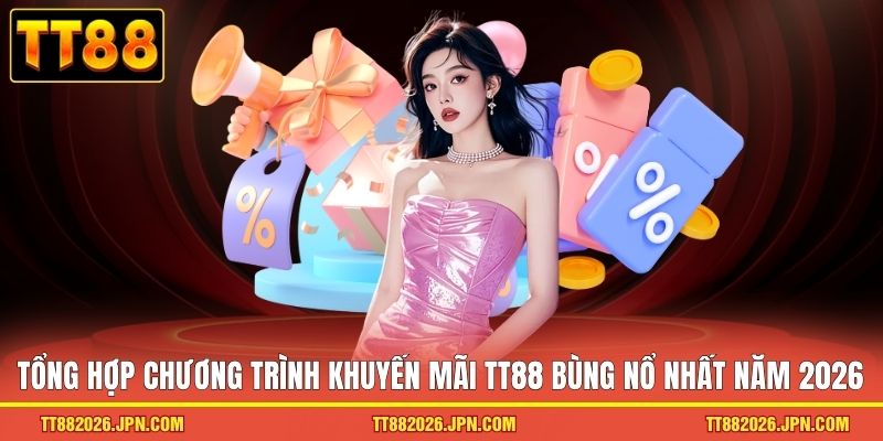 Tổng hợp chương trình khuyến mãi TT88 bùng nổ nhất năm 2026
